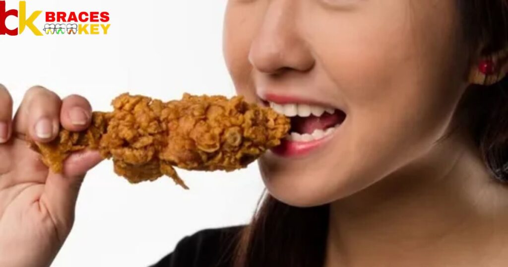 We Eat Fried Chicken With Braces
