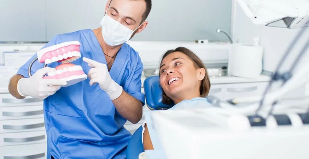 Dentist's experience and reputation