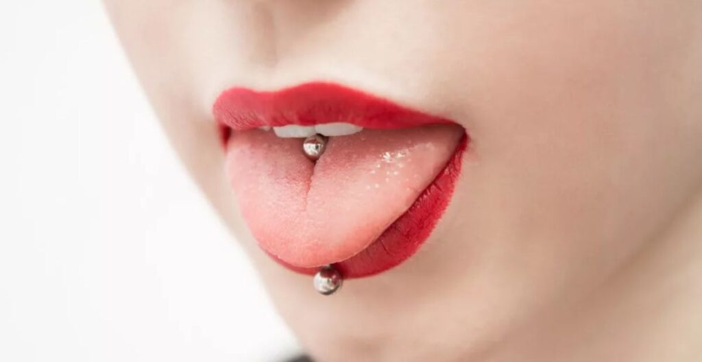 Tongue Piercing Care Routine